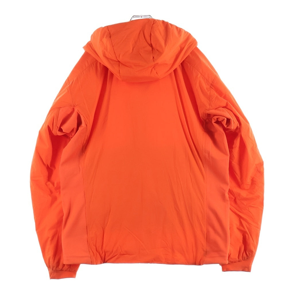 ARC'TERYX(アークテリクス) ロゴ ナイロン フーディー ジャケット ジップアップ パーカー ブルゾン アウター #M オレンジ