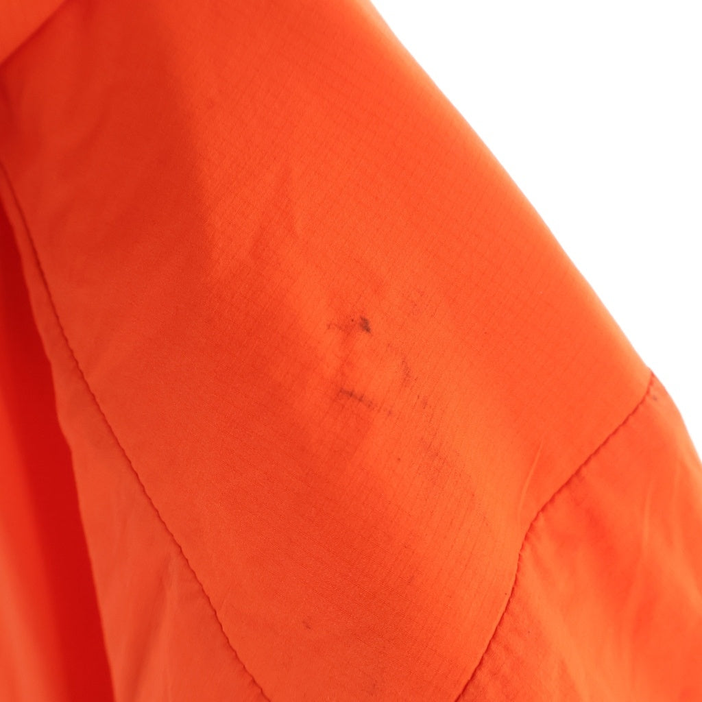ARC'TERYX(アークテリクス) ロゴ ナイロン フーディー ジャケット ジップアップ パーカー ブルゾン アウター #M オレンジ