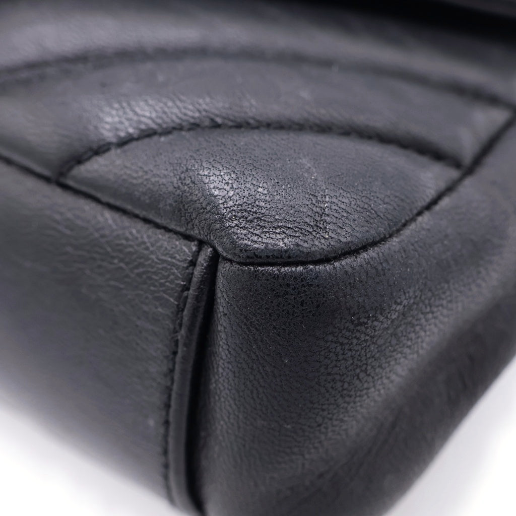 SAINT LAURENT PARIS(サンローランパリ) ベイビーチャイ ショルダーバッグ チェーンバッグ ブラック レザー 399289 ゴールド金具 レディース
