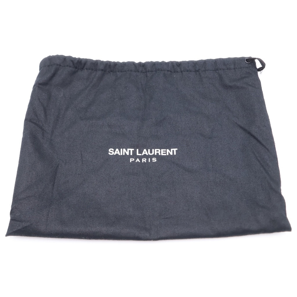 SAINT LAURENT PARIS(サンローランパリ) ベイビーチャイ ショルダーバッグ チェーンバッグ ブラック レザー 399289 ゴールド金具 レディース