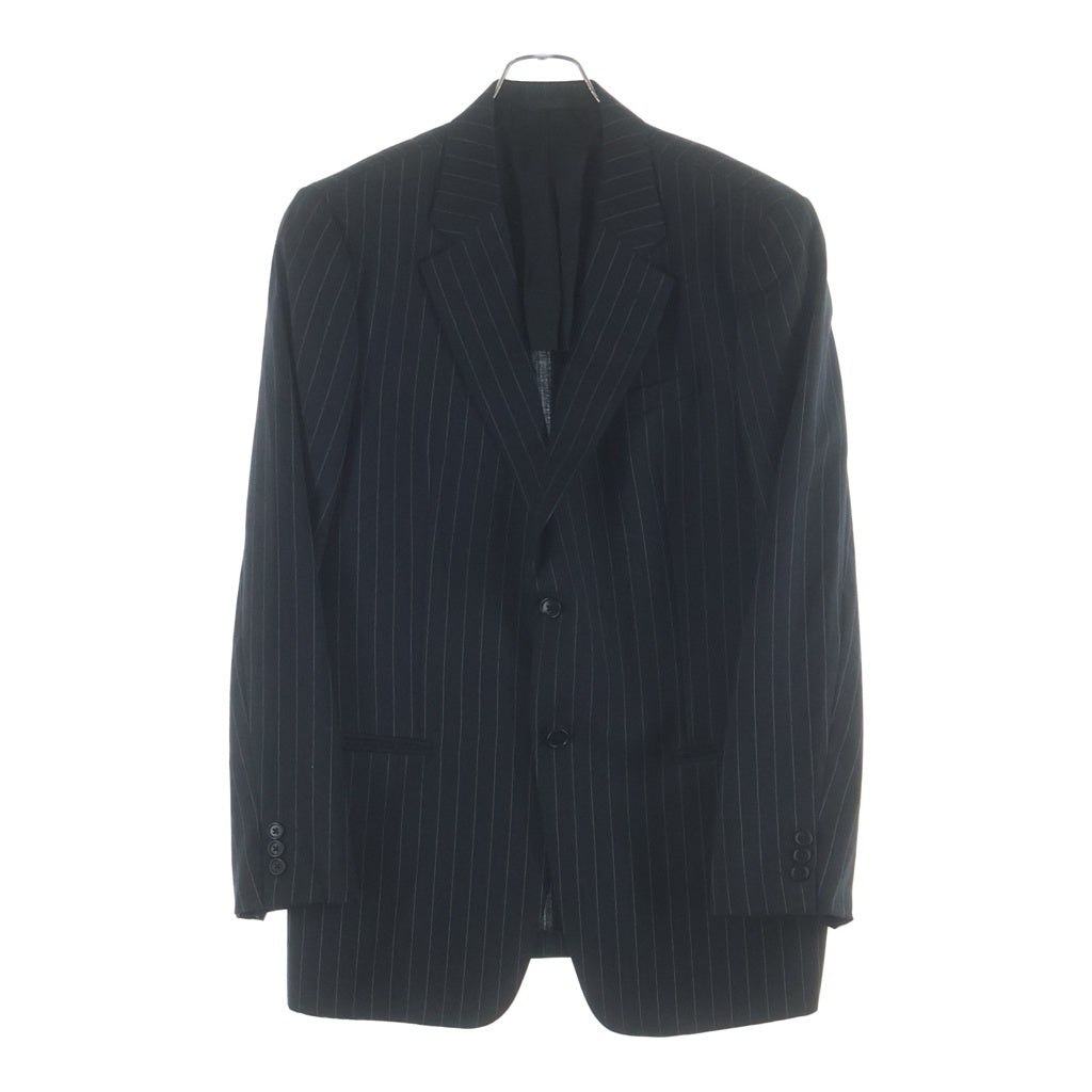 GIORGIO ARMANI(ジョルジオアルマーニ) ストライプ セットアップスーツ ジャケット スラックス ダークネイビー