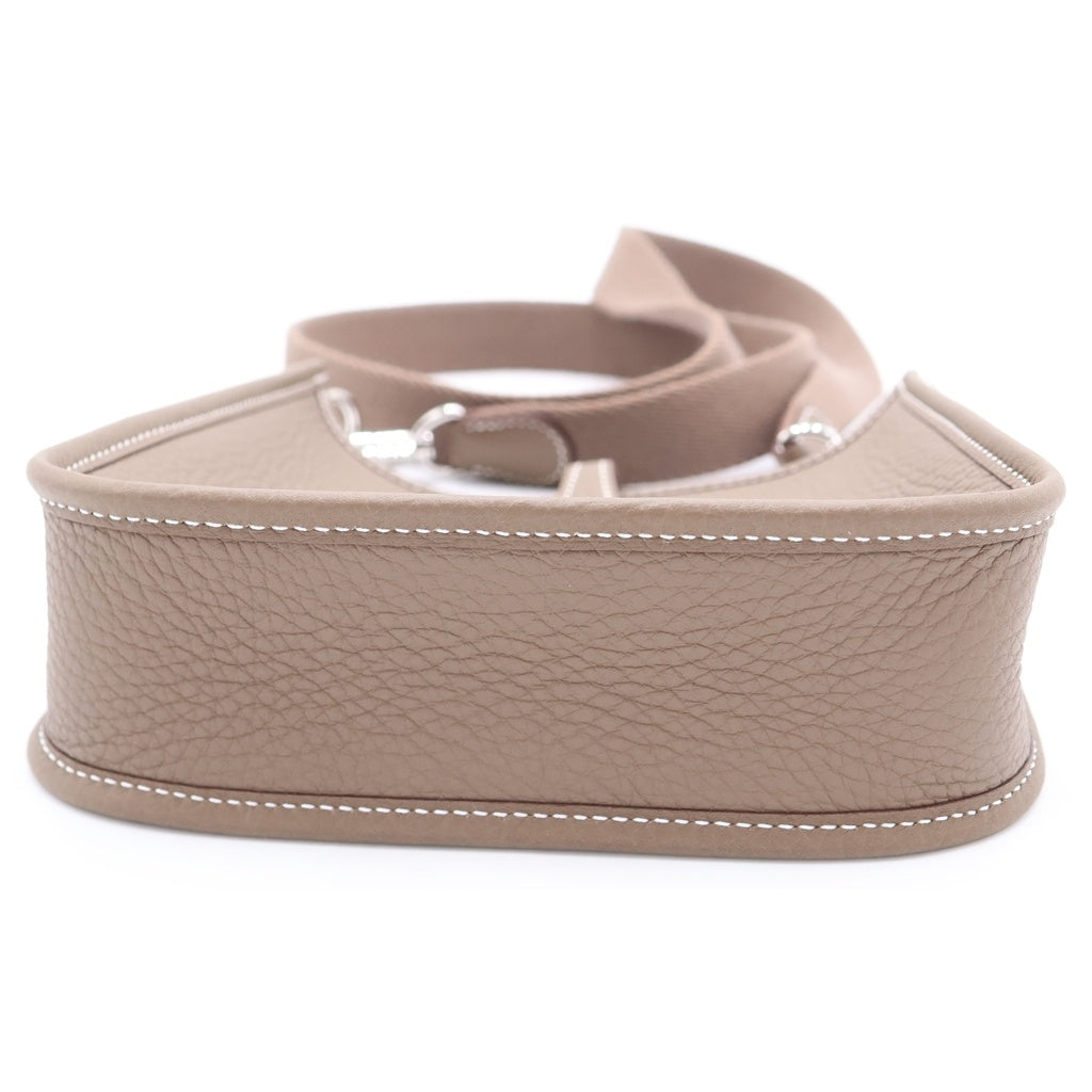 HERMES(エルメス) エブリンTPM エトゥープ ショルダーバッグ グレージュ レザートゴ K刻印 シルバー金具 レディース