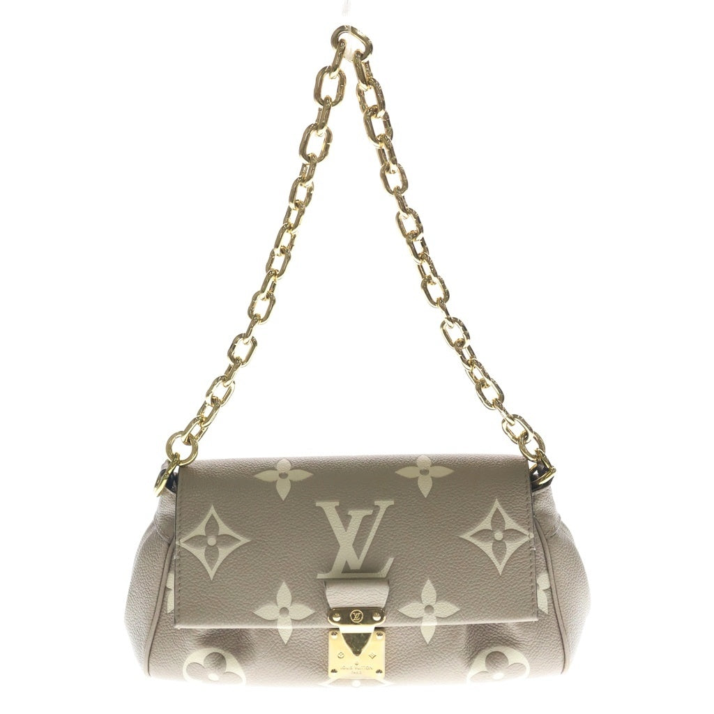 LOUIS VUITTON(ルイヴィトン) モノグラムアンプラント フェイボリットNM ショルダーバッグ チェーンバッグ トゥルトレールクレーム ベージュ レザー M45836 ゴールド金具 レディース
