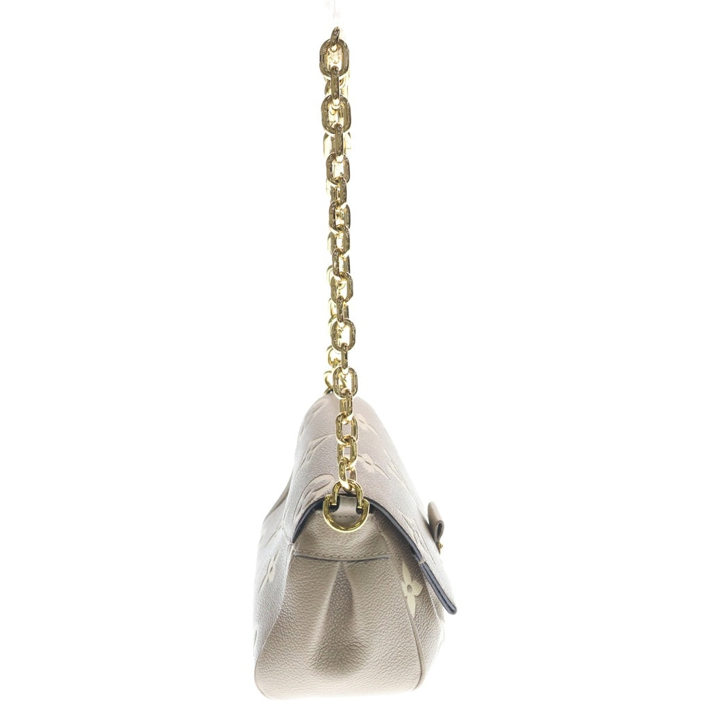 LOUIS VUITTON(ルイヴィトン) モノグラムアンプラント フェイボリットNM ショルダーバッグ チェーンバッグ トゥルトレールクレーム ベージュ レザー M45836 ゴールド金具 レディース