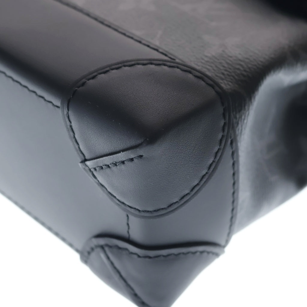LOUIS VUITTON(ルイヴィトン) モノグラム エクリプス スティーマー PM ショルダーバッグ ブラック ノワール PVCレザー M46953 ブラック金具