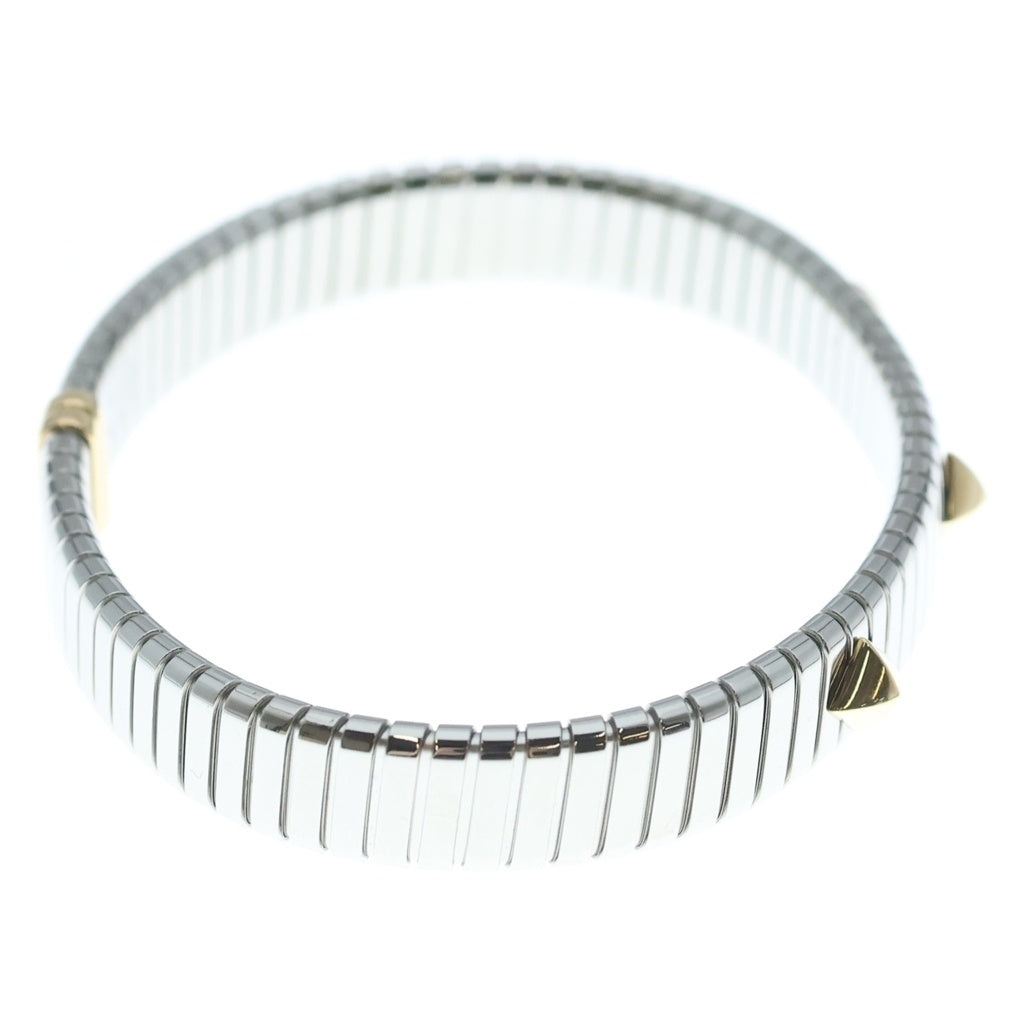 BVLGARI(ブルガリ) トゥボガス バングル ブレスレット シルバー×イエローゴールド Au750/SS レディース