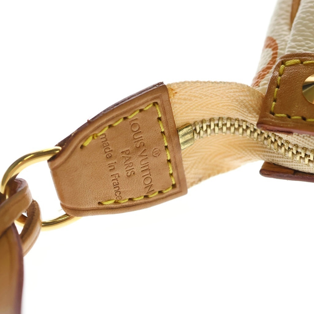 LOUIS VUITTON(ルイヴィトン) モノグラム マルチカラー ポシェットアクセソワール ハンドバッグ PVC レザー ホワイト M92649 レディース