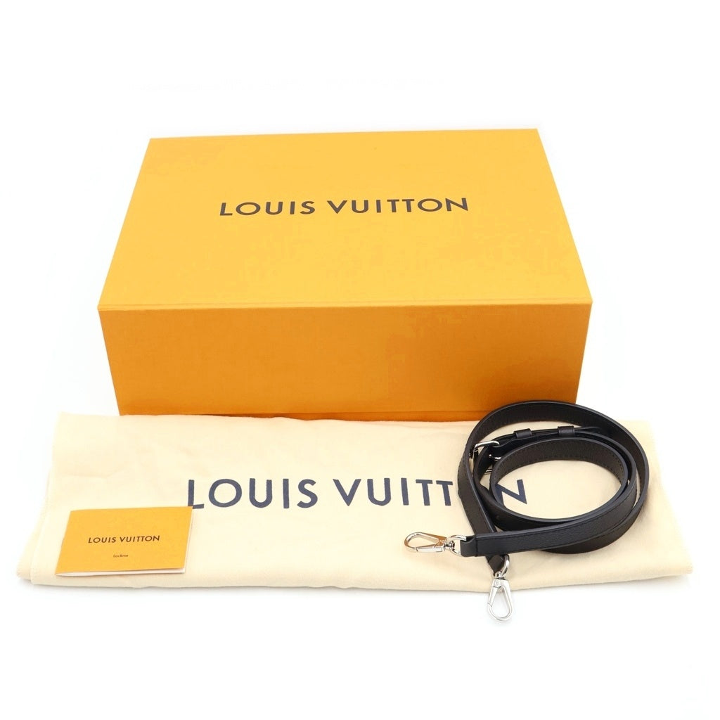 LOUIS VUITTON(ルイヴィトン) マイロックミーBB ローリエ トフィーラテ レザー 2WAY ハンド ショルダーバッグ シルバー金具 カーキ/ブラック M55522 レディース