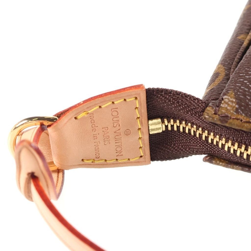 LOUIS VUITTON(ルイヴィトン) モノグラム アクセソワール PVC レザー ハンドバッグ アクセサリーポーチ ブラウン M51980 レディース