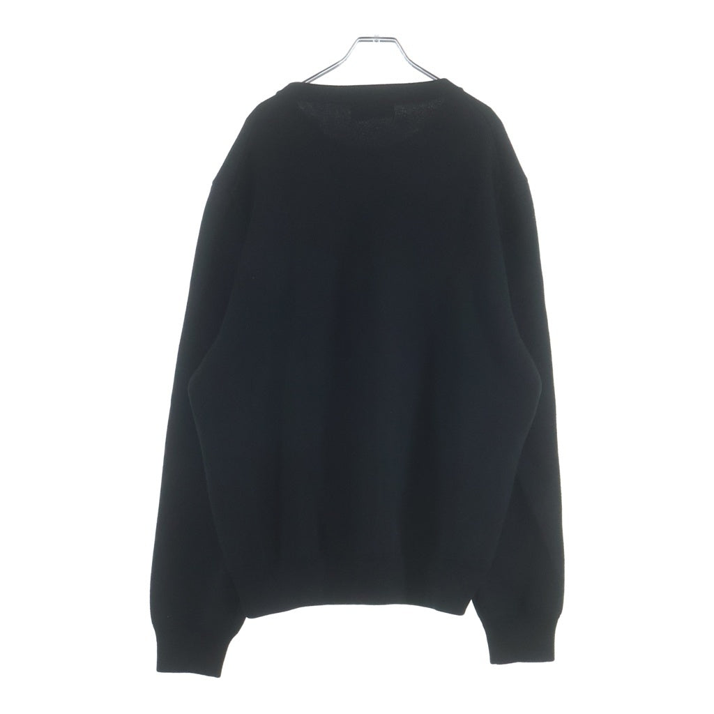 Christian Dior(クリスチャンディオール) 26SS ロゴ ニットセーター ブラック ウールモヘア #L 443M645AT884