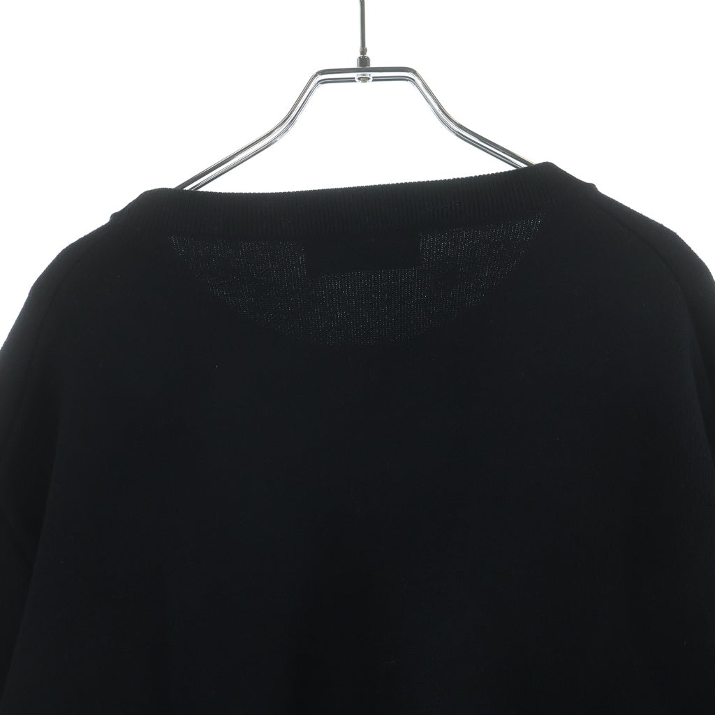 Christian Dior(クリスチャンディオール) 26SS ロゴ ニットセーター ブラック ウールモヘア #L 443M645AT884