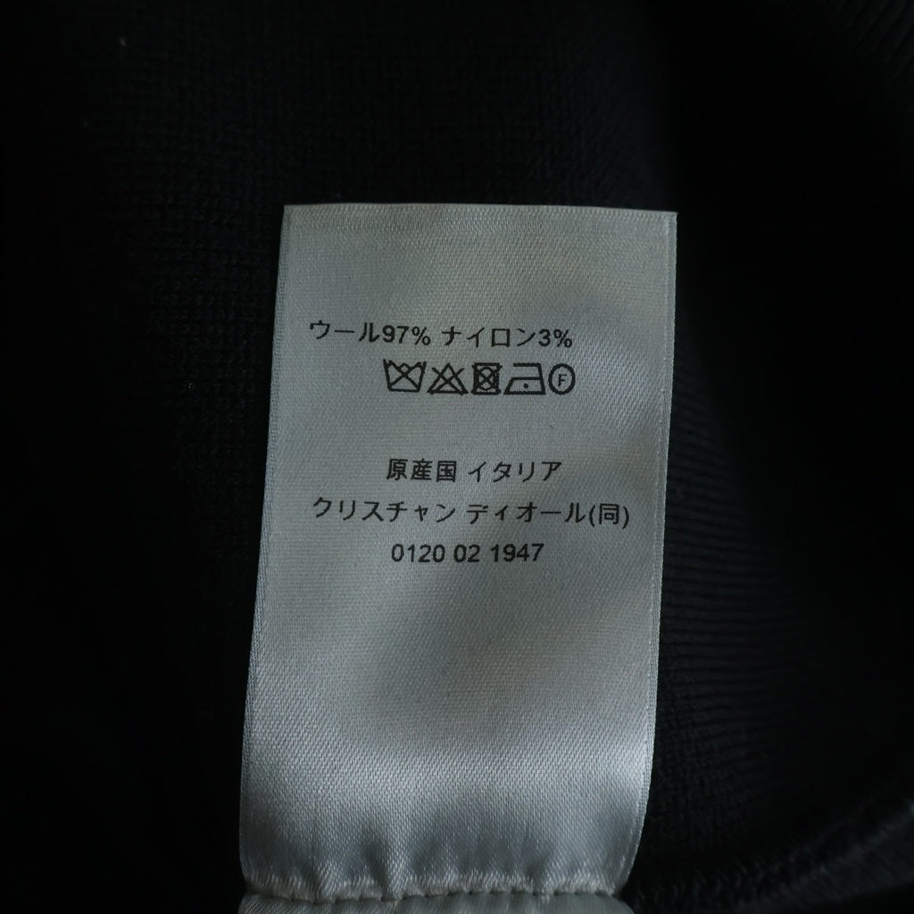 Christian Dior(クリスチャンディオール) 26SS ロゴ ニットセーター ブラック ウールモヘア #L 443M645AT884