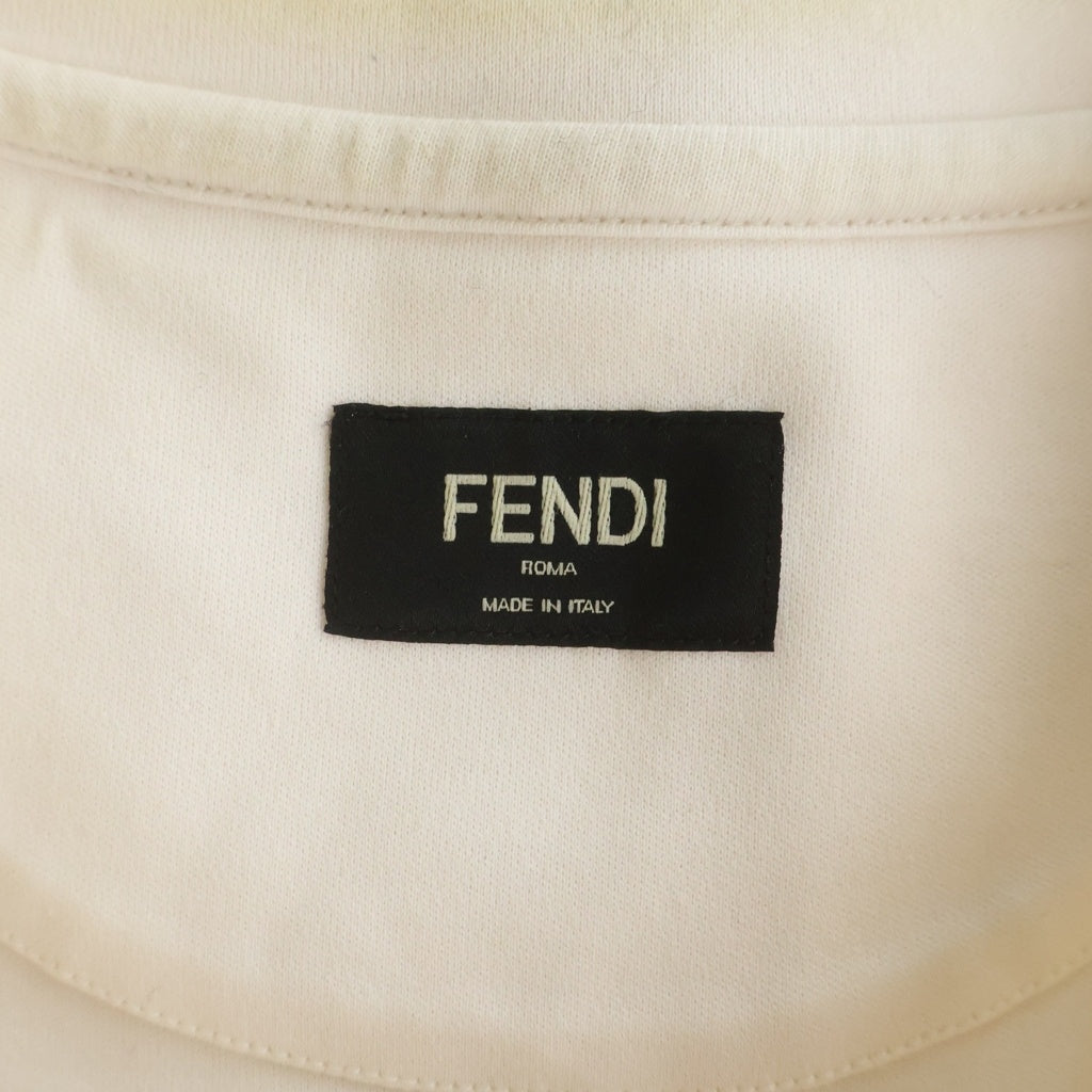 FENDI(フェンディ) ツールモチーフ Tシャツ アイボリー コットン #M FY0936AR6Y
