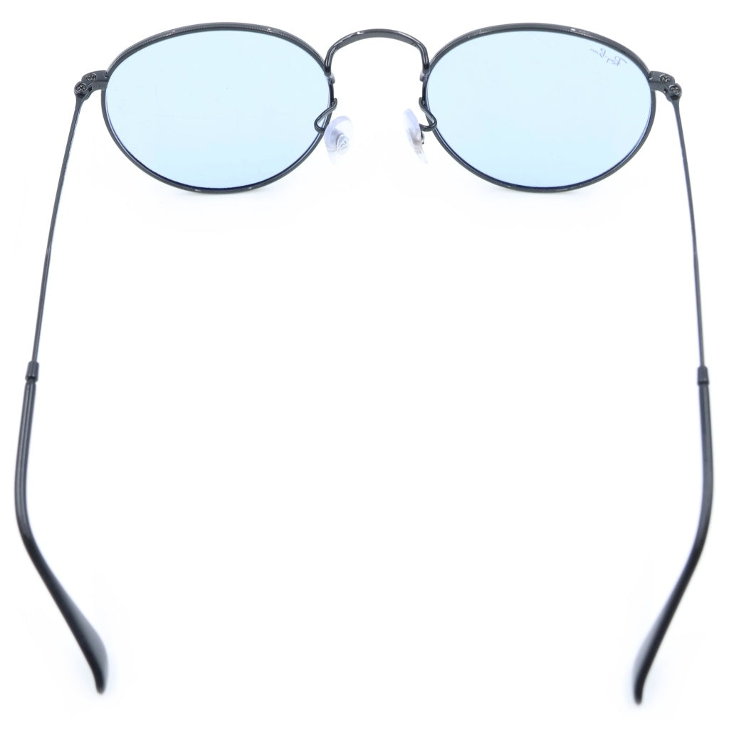 Ray Ban(レイバン) RB3447 ROUND METAL ラウンドメタル サングラス アイウェア メガネ 眼鏡 ブラック/ブルー