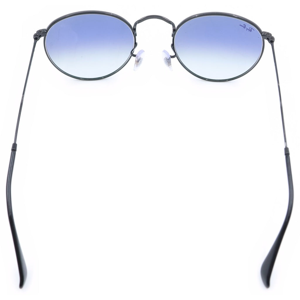 Ray Ban(レイバン) RB3447 ROUND METAL ラウンドメタル サングラス アイウェア メガネ 眼鏡 ブラック/ブルー