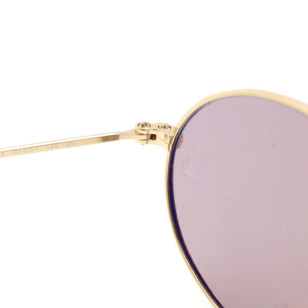Ray Ban(レイバン) RB3547 OVAL METAL オーバルメタルフレーム サングラス アイウェア メガネ 眼鏡 カラーレンズ ゴールド/ブラウン レディース