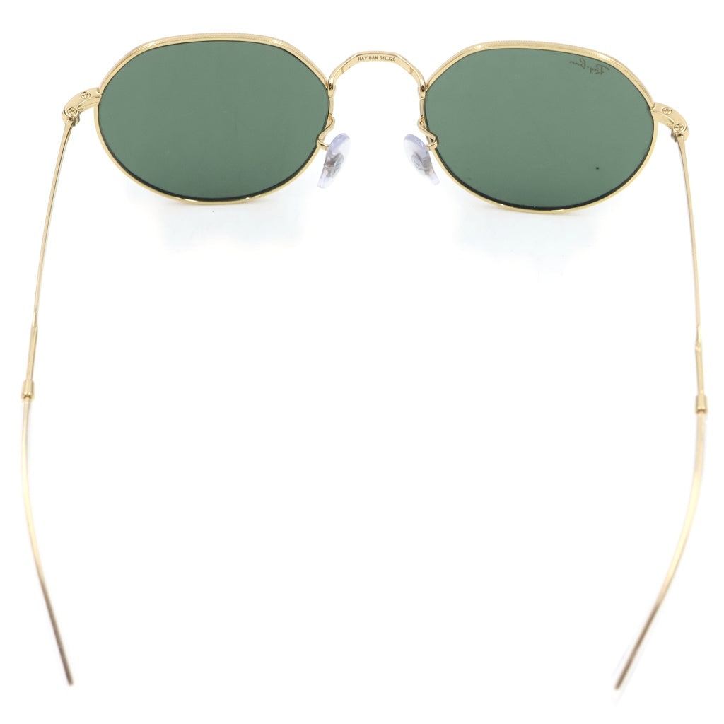 Ray Ban(レイバン) RB3565 JACK ジャック ラウンドフレーム サングラス アイウェア メガネ 眼鏡 ゴールド/グリーン