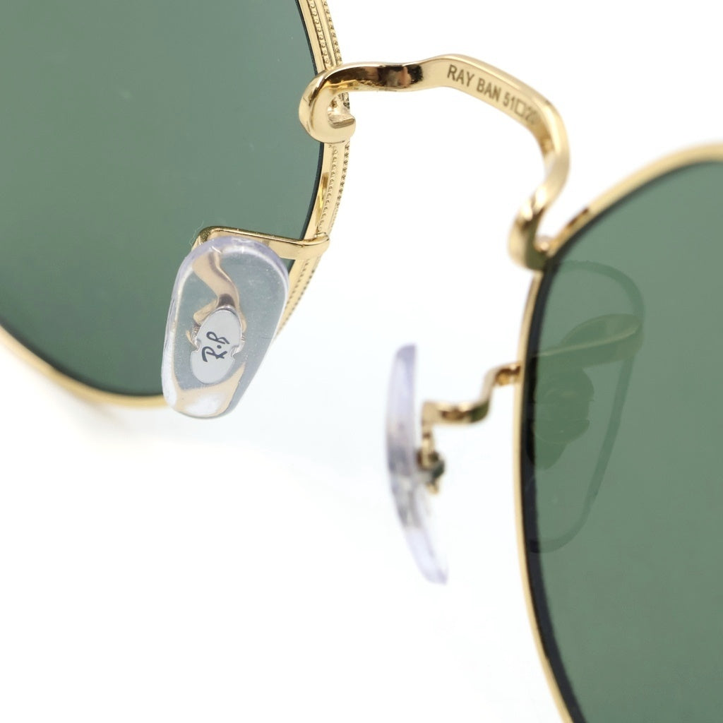 Ray Ban(レイバン) RB3565 JACK ジャック ラウンドフレーム サングラス アイウェア メガネ 眼鏡 ゴールド/グリーン