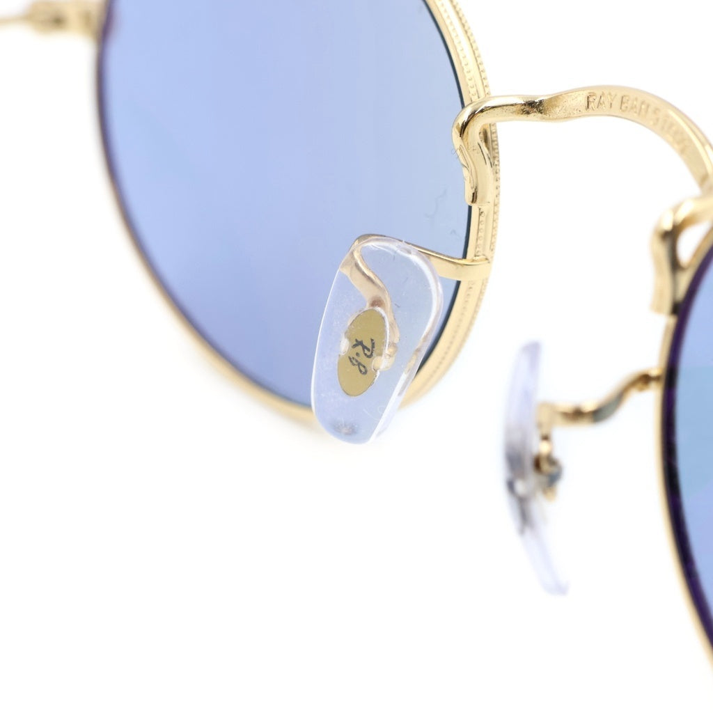 Ray Ban(レイバン) RB3547 OVAL METAL オーバルメタルフレーム サングラス アイウェア メガネ 眼鏡 カラーレンズ ゴールド/ライトブルー