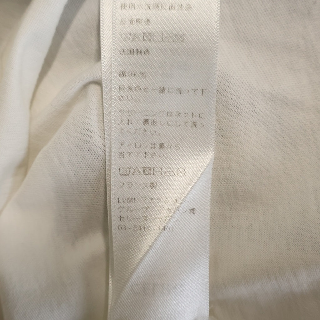 CELINE(セリーヌ) トリオンフ ロゴ プリント コットン 半袖 Tシャツ カットソー #M ホワイト 2X872671Q レディース