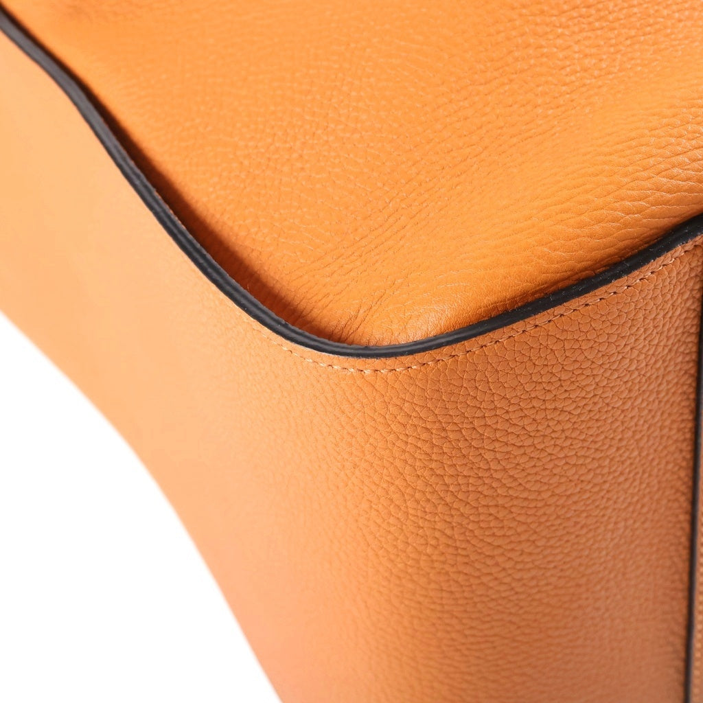 LOEWE(ロエベ) ハンモック ミディアム ショルダーバッグ ブラウン レザー ゴールド金具 レディース