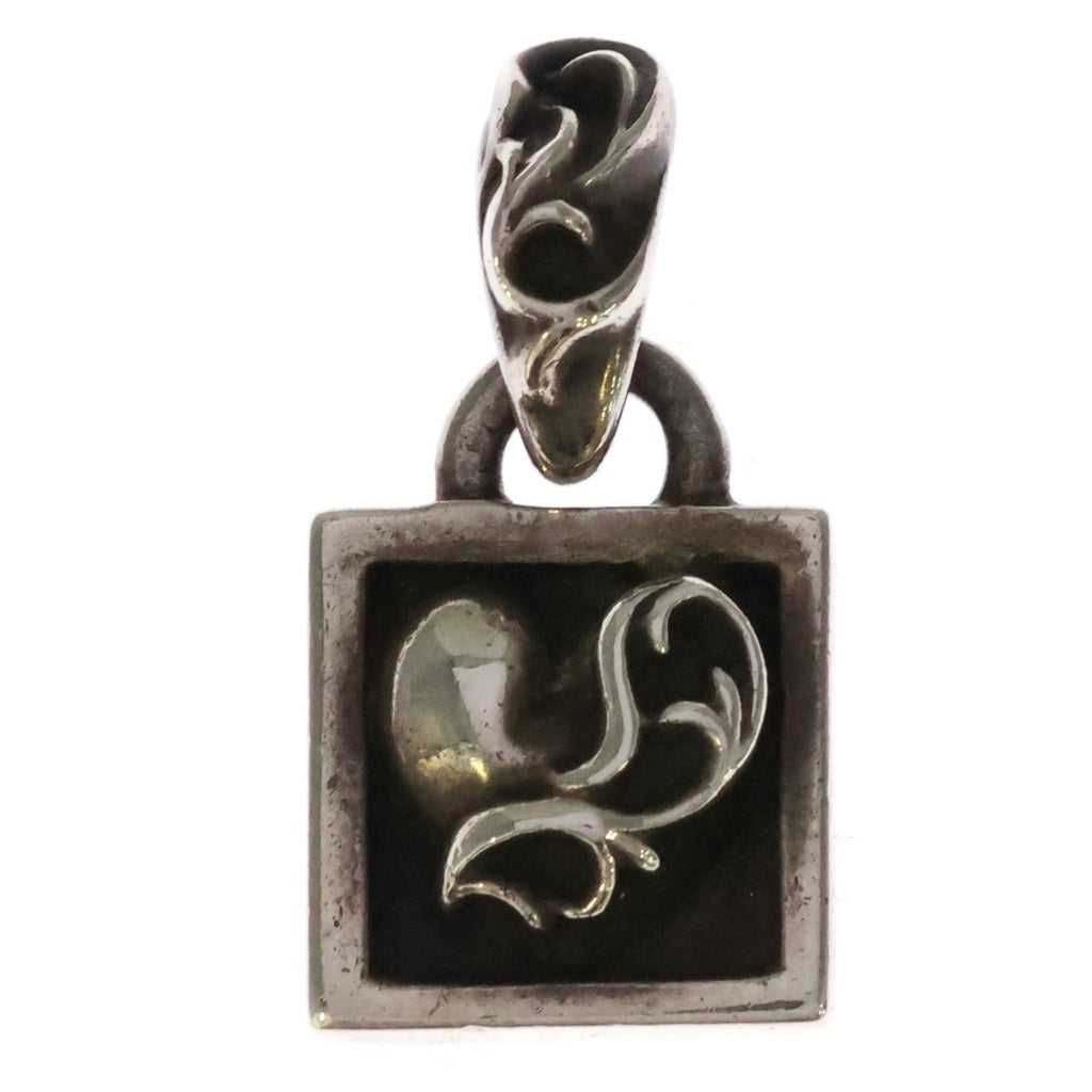 CHROME HEARTS(クロムハーツ) FRAMED HEART フレームドハート チャーム ペンダントトップ シルバー BCA273