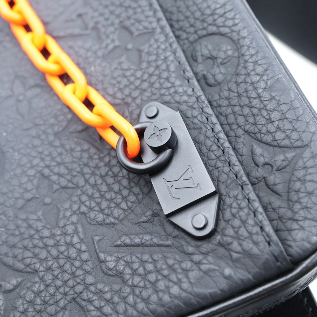LOUIS VUITTON(ルイヴィトン) トリヨンモノグラム ポシェットヴォルガ ウエストバッグ ボディバッグ ショルダーバッグ ノワール レザー M53550 レディース
