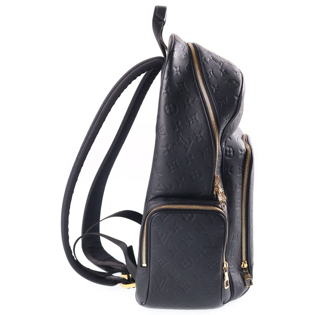 LOUIS VUITTON(ルイヴィトン) NBAコラボ モノグラムアンプラント バスケット バッグパック リュックサック ブラック レザー M57972 レディース