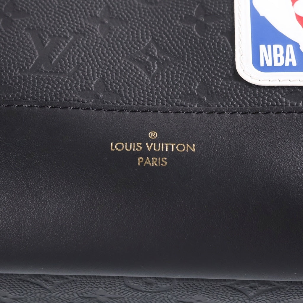 LOUIS VUITTON(ルイヴィトン) NBAコラボ モノグラムアンプラント バスケット バッグパック リュックサック ブラック レザー M57972 レディース