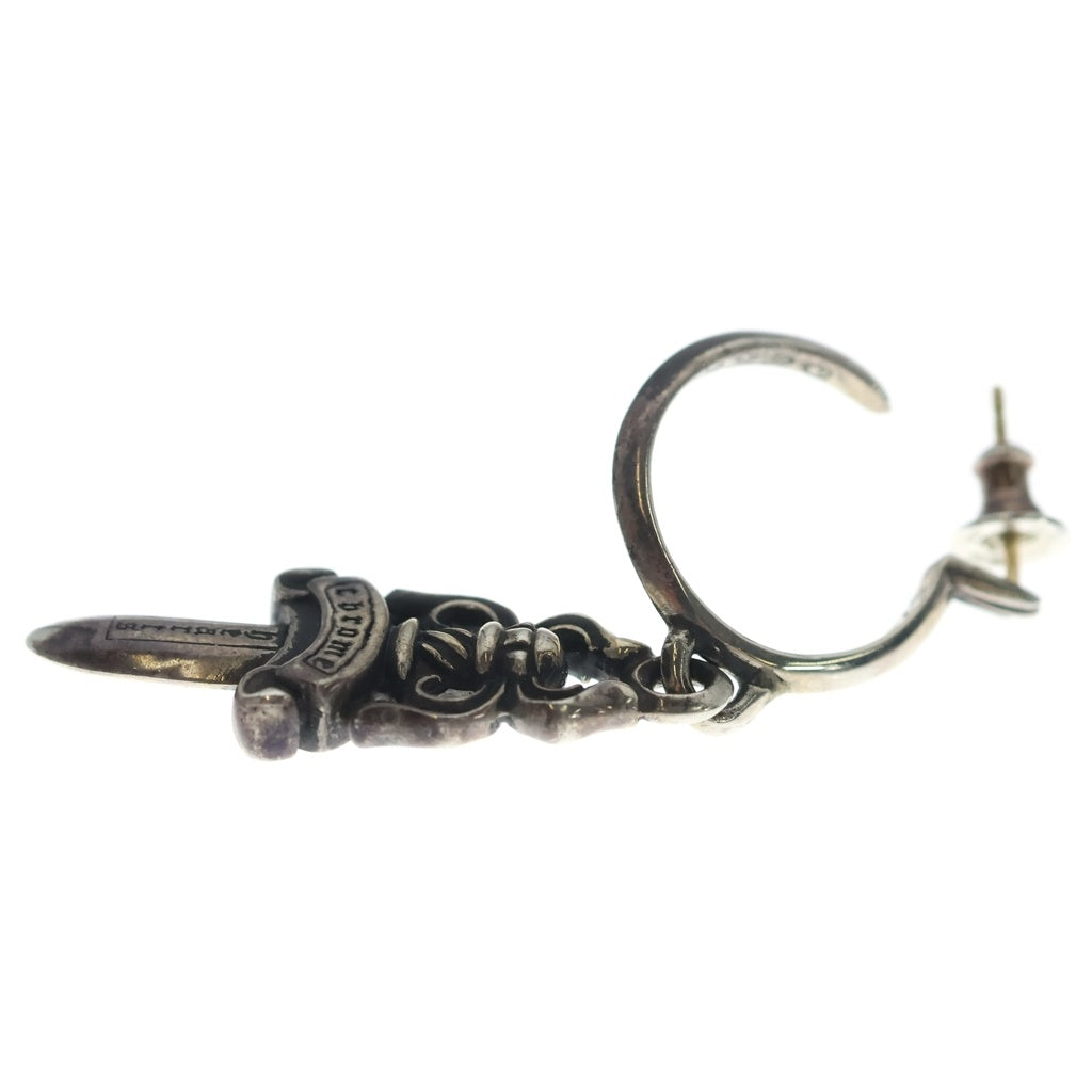 CHROME HEARTS(クロムハーツ) No5 DAGGER #5 ダガー フープ ピアス SV925 シルバー BCA106