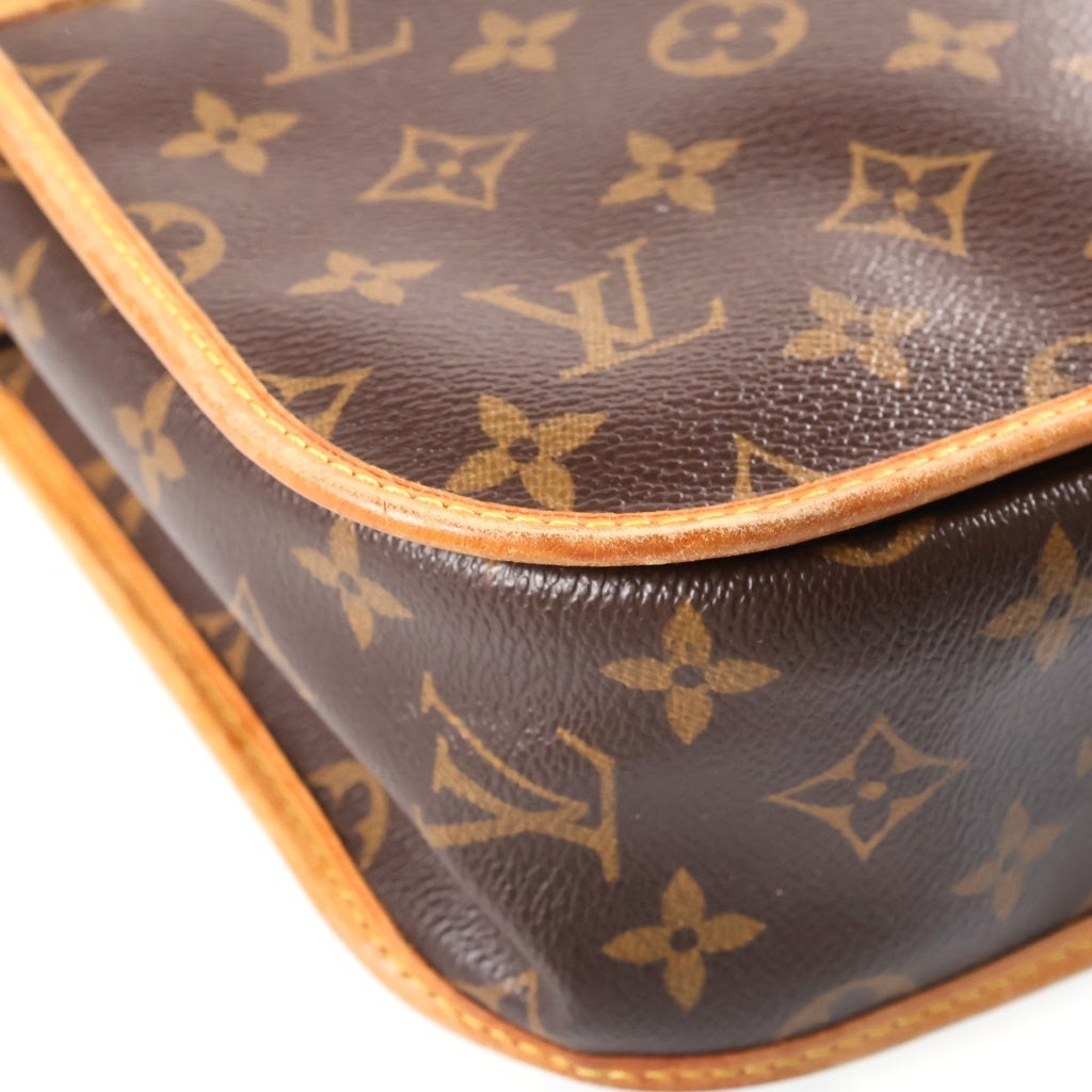 LOUIS VUITTON(ルイヴィトン) モノグラム メッセンジャー ボスフォールPM PVC レザー ショルダーバッグ ブラウン M40106 レディース