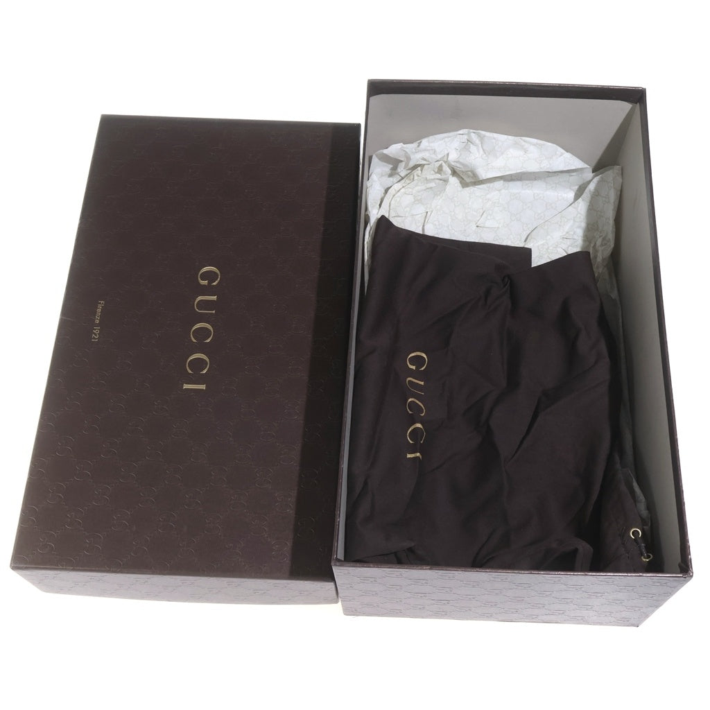 GUCCI(グッチ) ホースビット レザー ローカットシューズ ローファー ブラック 204396