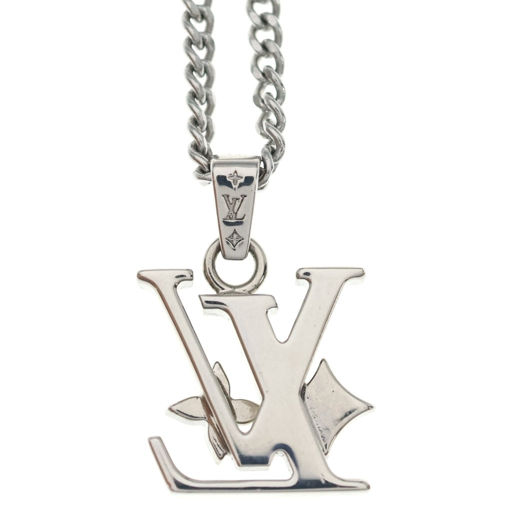 LOUIS VUITTON(ルイヴィトン) ペンダント・モノグラム ロウ ネックレス ペンダント チェーン シルバー メタル M02254