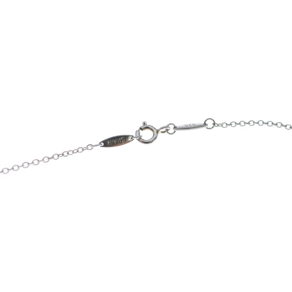 TIFFANY & Co.(ティファニー) ダブルオープンハート エルサペレッティ コンビ ネックレス Ag925/K18PG シルバー/ピンクゴールド レディース