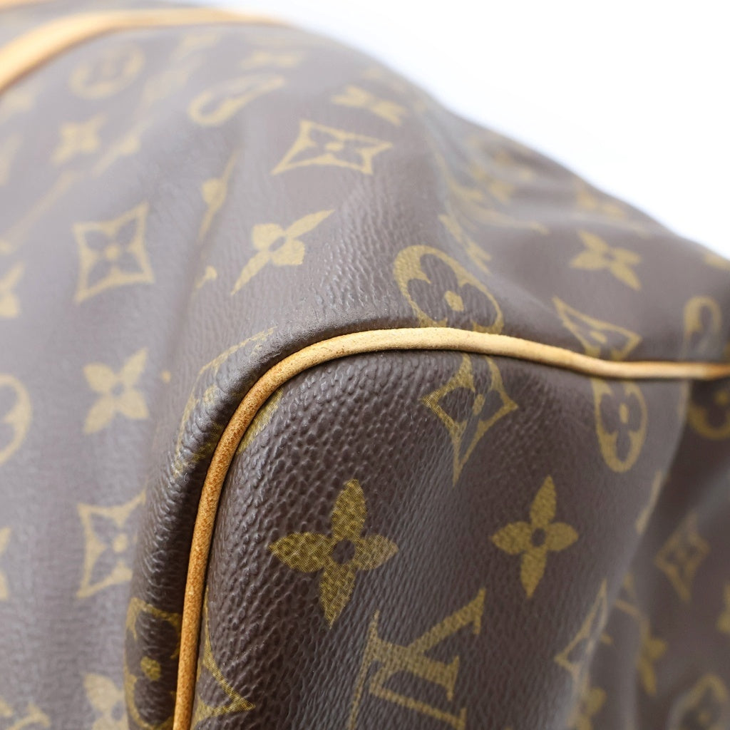 LOUIS VUITTON(ルイヴィトン) キーポル バンドリエール55 モノグラム PVC レザー 2WAY ハンド ショルダーバッグ ブラウン M41414 レディース