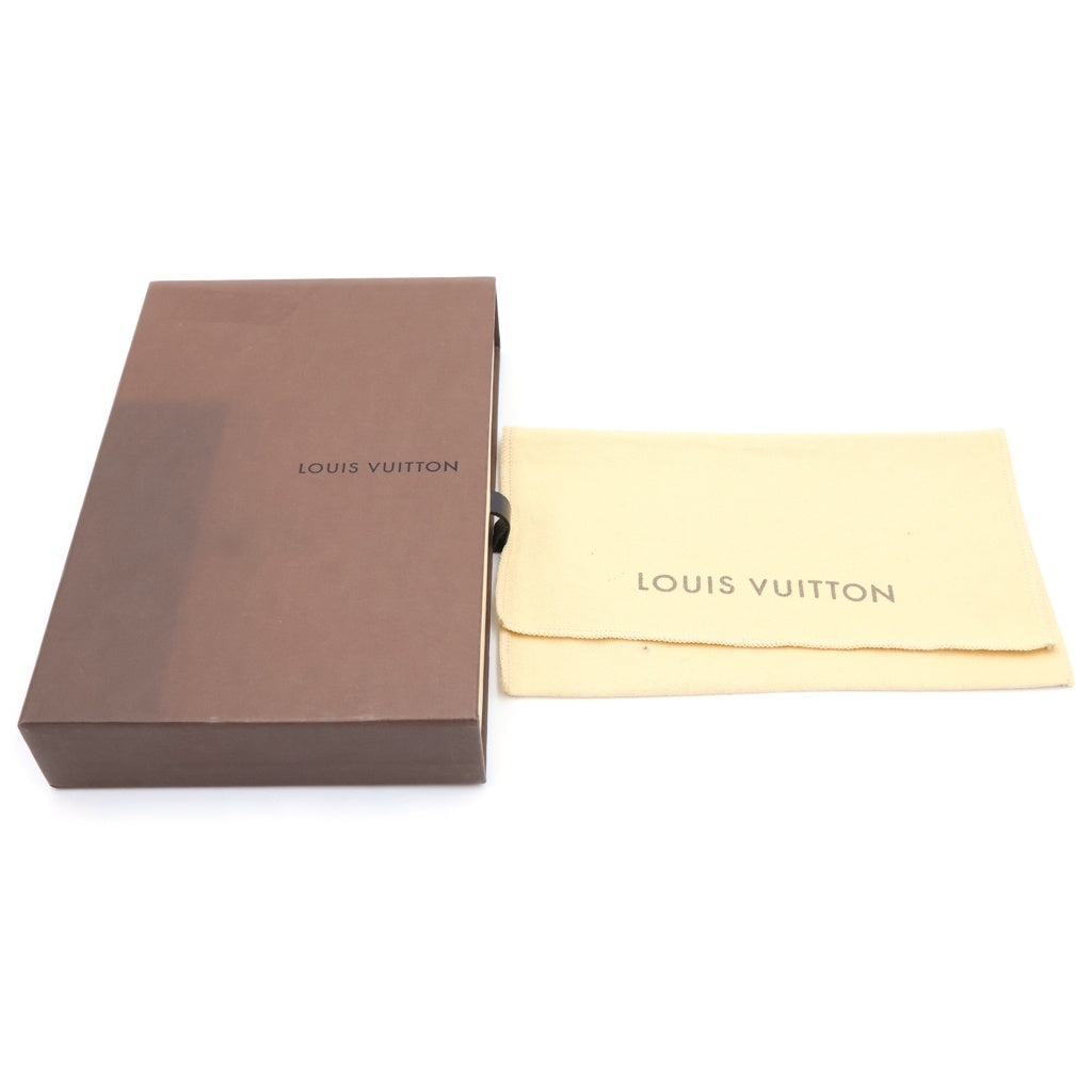 LOUIS VUITTON(ルイヴィトン) モノグラム ポルトバルール・カルト クレディ ロングウォレット 長財布 カードケース ブラウン レザー×PVC M61823 レディース