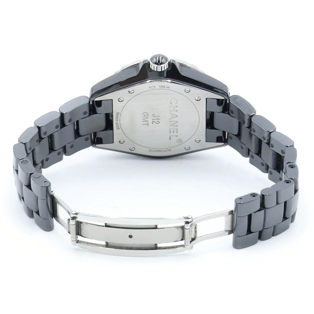 CHANEL(シャネル) J12 GMT デイト 黒文字盤 CE/AT ブラックセラミック オートマ 自動巻き 腕時計 H3102