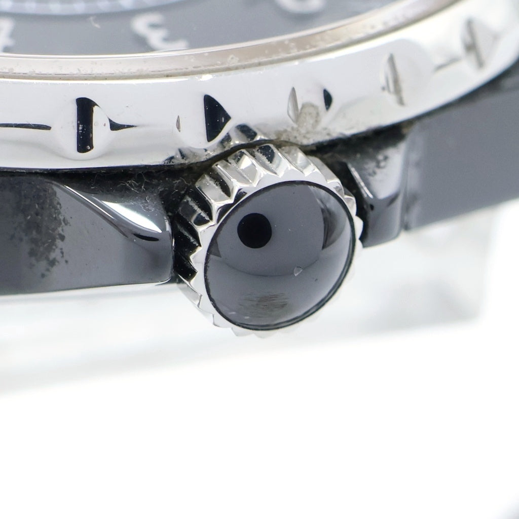 CHANEL(シャネル) J12 GMT デイト 黒文字盤 CE/AT ブラックセラミック オートマ 自動巻き 腕時計 H3102