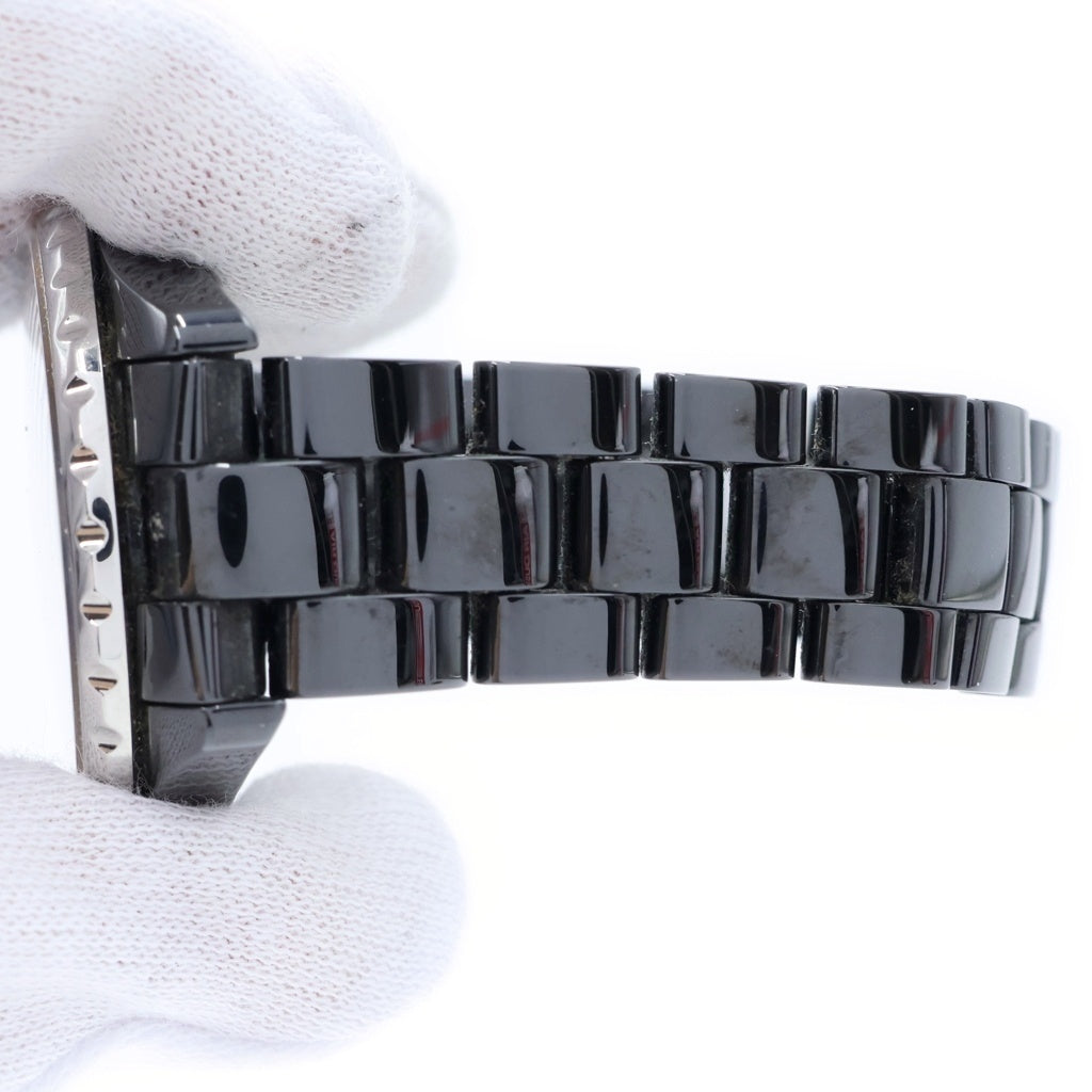 CHANEL(シャネル) J12 GMT デイト 黒文字盤 CE/AT ブラックセラミック オートマ 自動巻き 腕時計 H3102