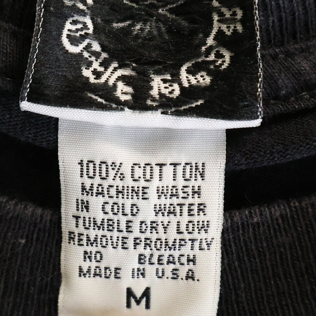 CHROME HEARTS(クロムハーツ) OLD オールド 袖フローラルプリント 長袖Tシャツ カットソー ブラック