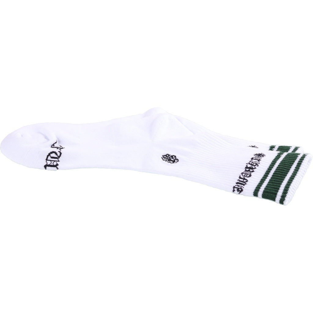 CHROME HEARTS(クロムハーツ) BORDER SOCKS ボーダーソックス 靴下 ブラック/グリーン
