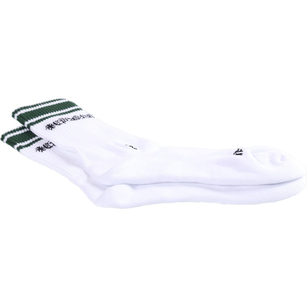 CHROME HEARTS(クロムハーツ) BORDER SOCKS ボーダーソックス 靴下 ブラック/グリーン