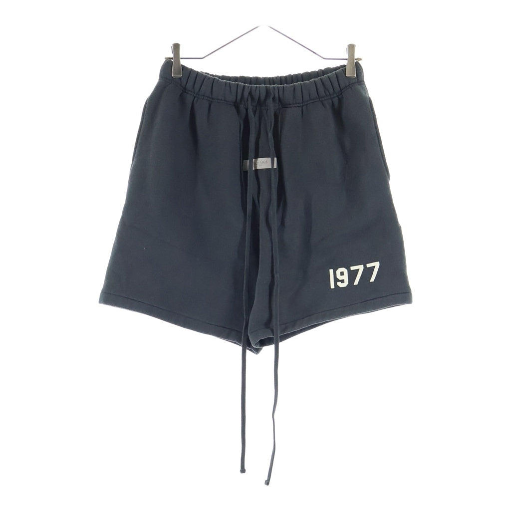 FEAR OF GOD ESSENTIALS(フィアオブゴッド エッセンシャルズ) ロゴ スウェットハーフパンツ ブラック