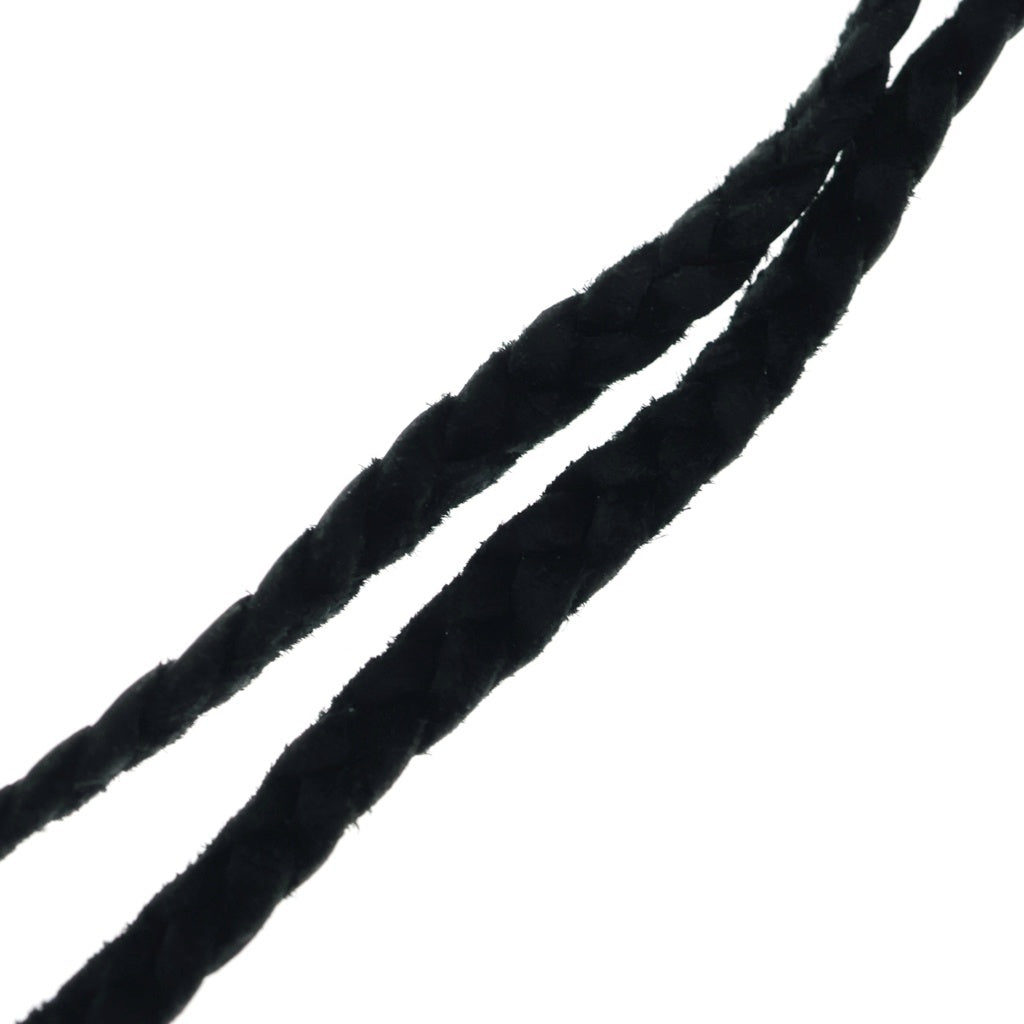 CHROME HEARTS(クロムハーツ) EWLP SBTBAND モチーフアイウェアループ Wレザーブレイド SBTバンドリング ペンダント ネックレス
