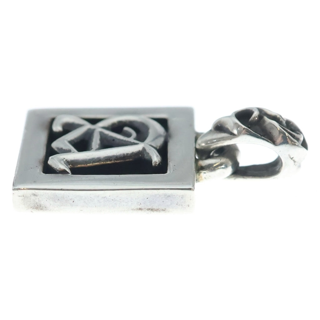 CHROME HEARTS(クロムハーツ) FRAMED LETTER BLOCK フレームド レターブロック A アルファベットチャーム シルバー
