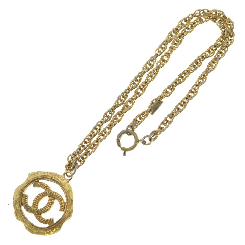CHANEL(シャネル) ココマーク ネックレス チェーン ヴィンテージ ゴールド レディース
