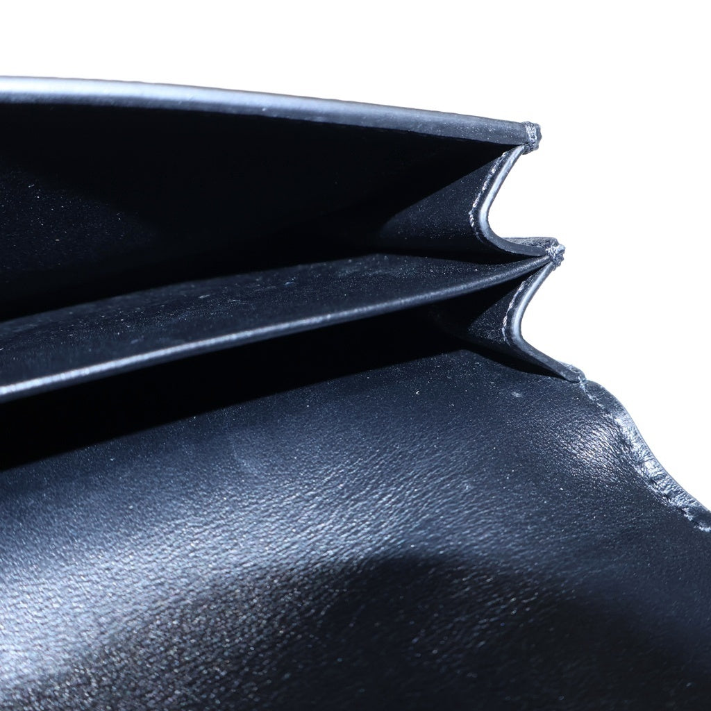 CELINE(セリーヌ) トリオンフ カードケース エンボス ビジネス レザー ブラック レディース