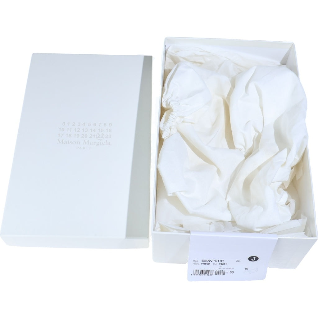 Maison Margiela(メゾンマルジェラ) Tabi タビ バックストラップ バレエシューズ レザー フラットシューズ #36 ブラウン S39WP0131 レディース