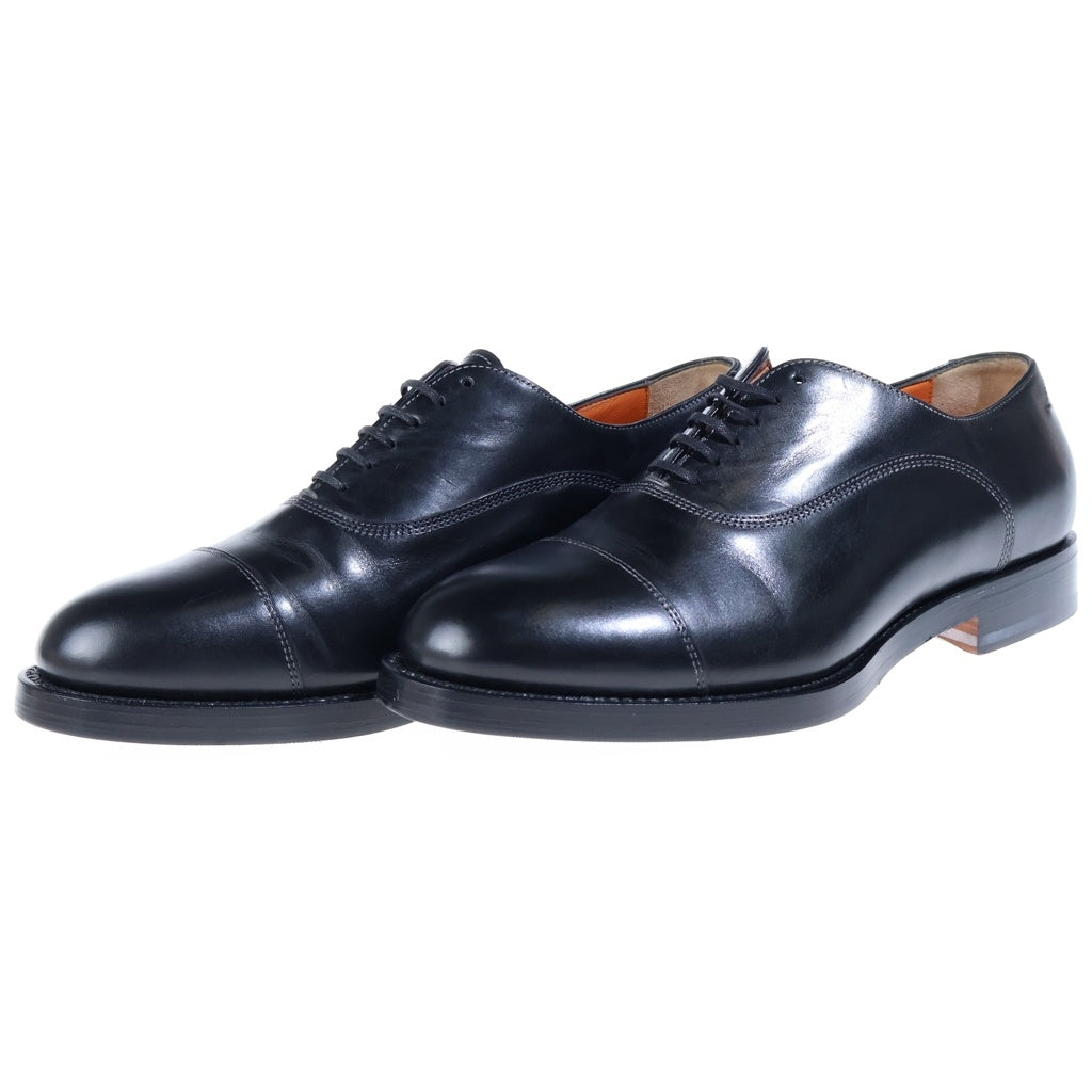 Santoni(サントーニ) ストレートチップシューズ 革靴 ブラック レザー