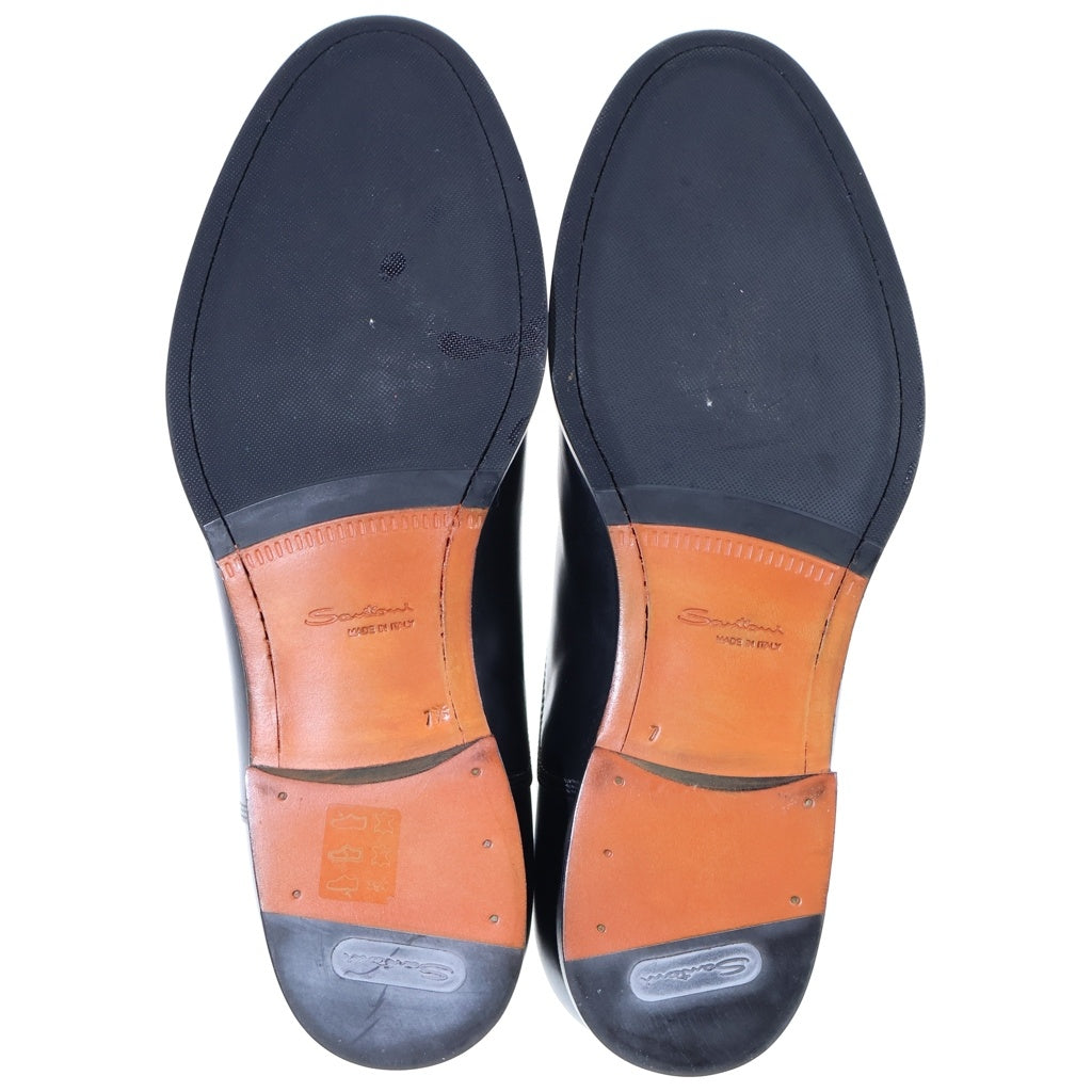 Santoni(サントーニ) ストレートチップシューズ 革靴 ブラック レザー
